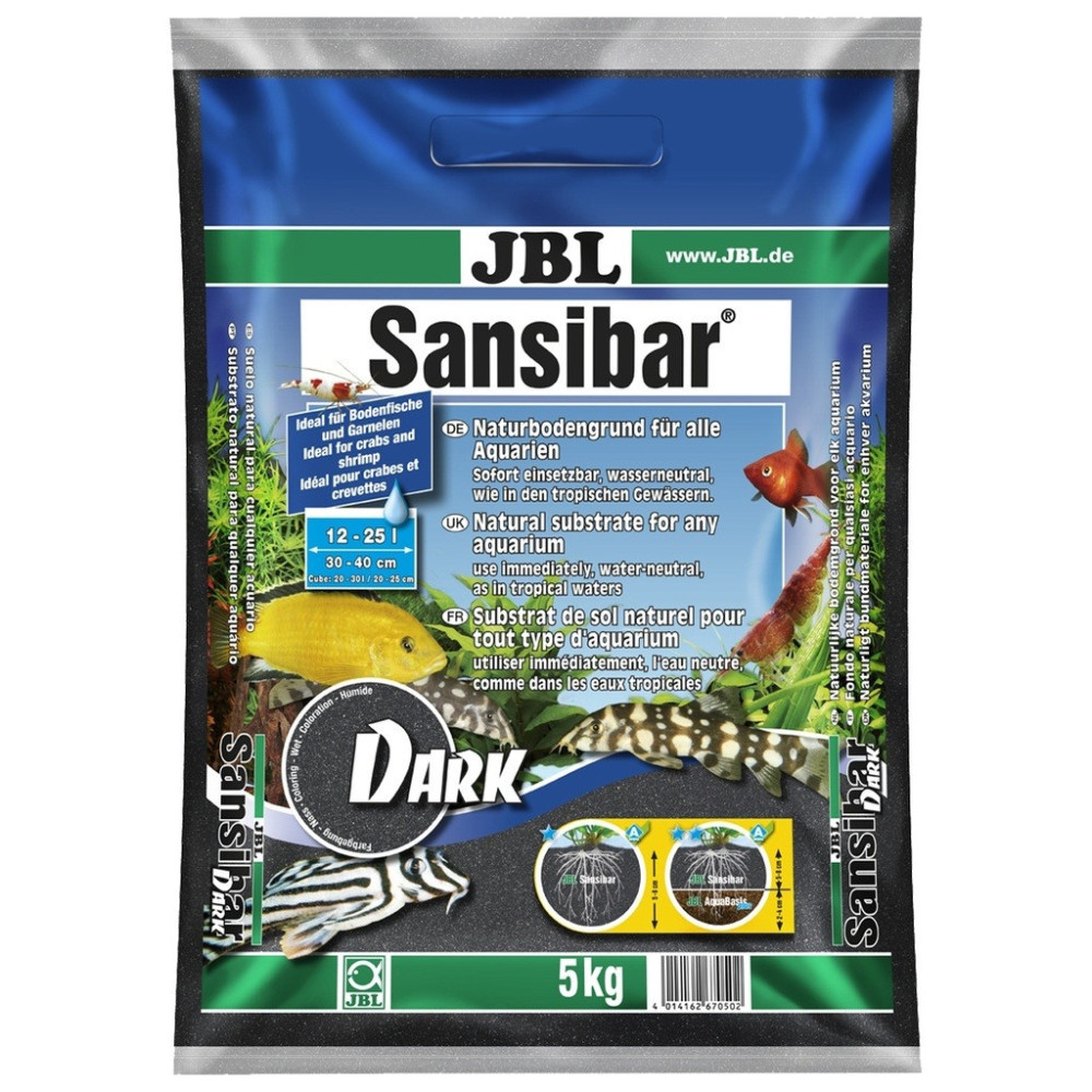 Jbl Sansibar Black 5 Kg Decorative Aquarium Gravel