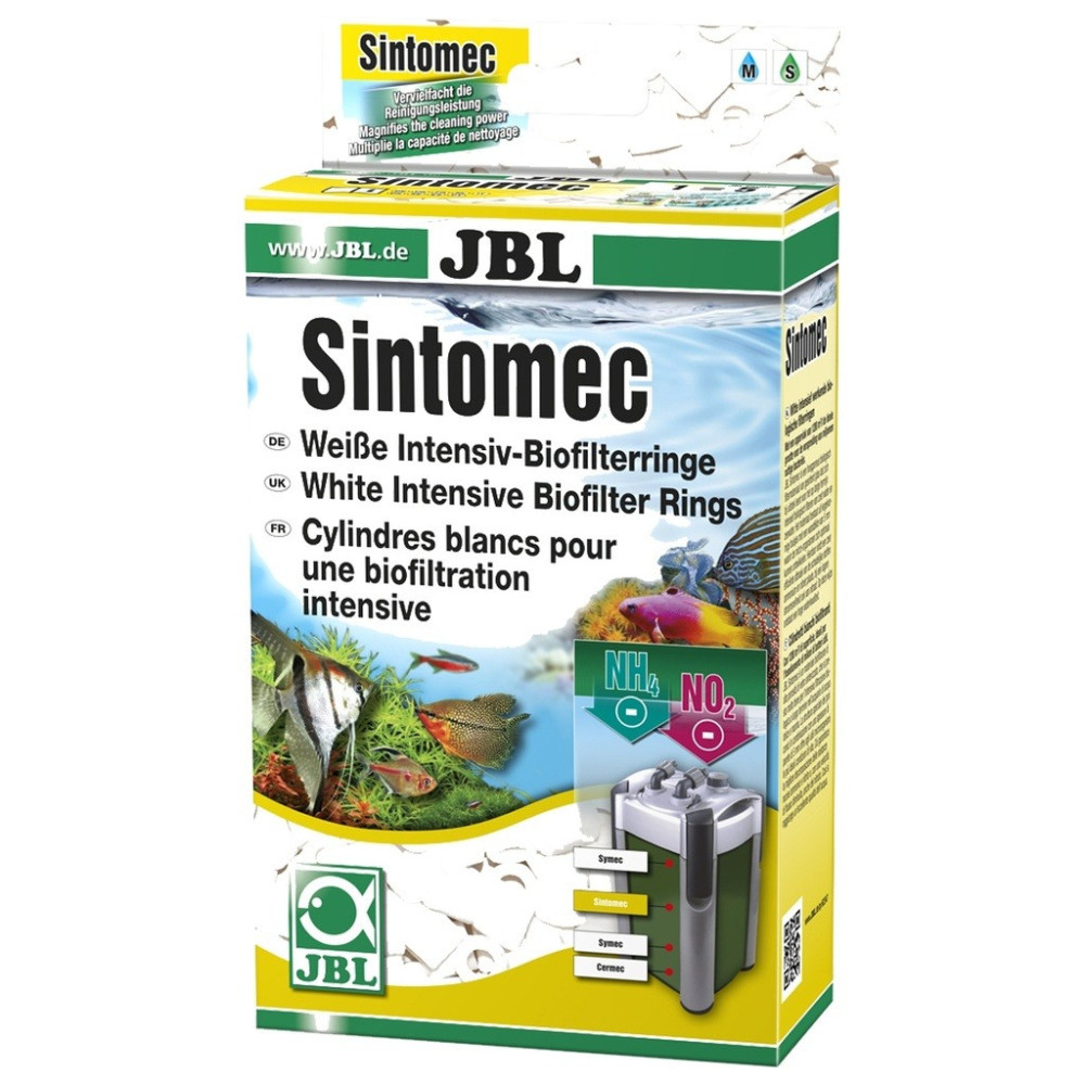 Jbl Sintomec 450Gm Sintered Bio-Glass Rings Filter Media For 200L Aquarium