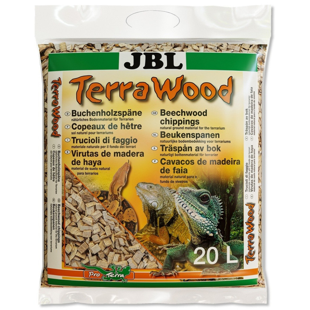 Jbl Terrawood Substrate For Dry And Semi-Dry Terrariums, 20 L