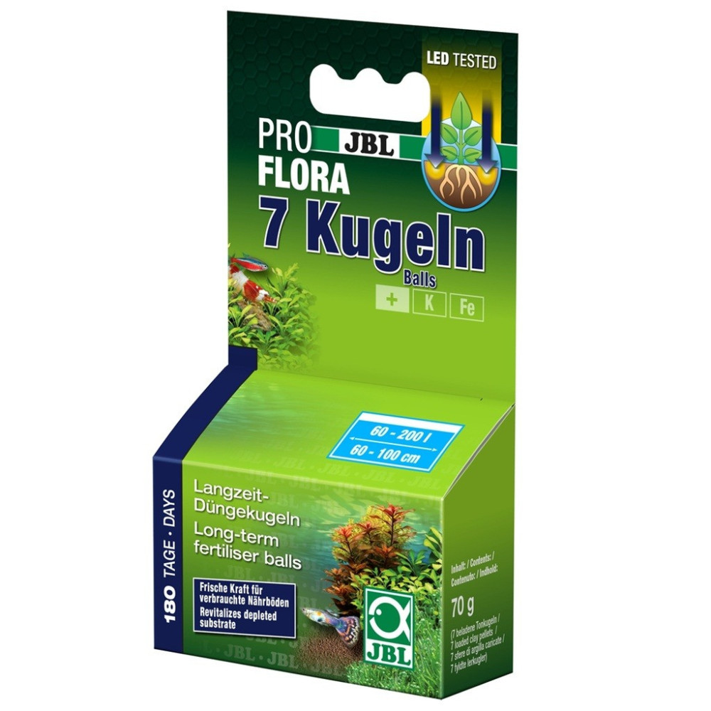 Jbl The 7 Balls Root Fertilizer Balls For Aquarium Plant D20Mm, 70 Gm