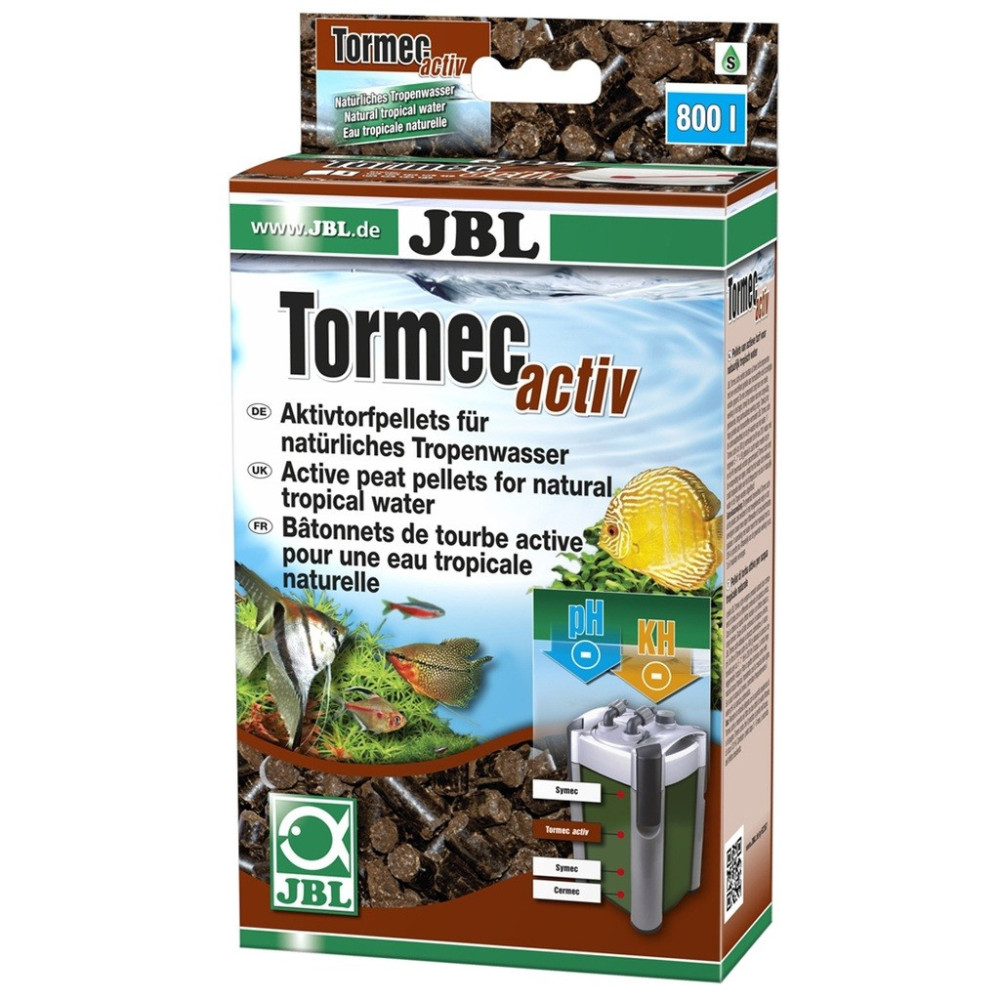 Jbl Tormec Active Black Peat Pellets For Freshwater Aquarium Filters