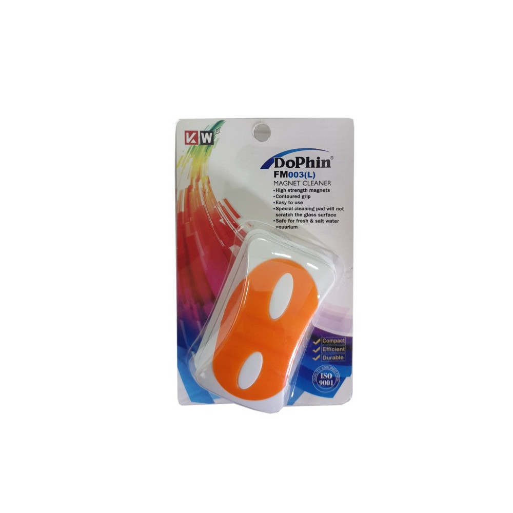 Kw Zone Dophin Floating Magnetic Cleaner, Without Blade Sizes Large