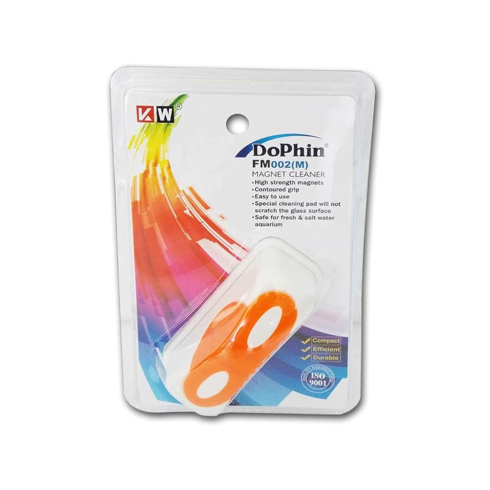 Kw Zone Dophin Floating Magnetic Cleaner, Without Blade Sizes Medium
