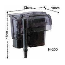 Kw Zone Dophin Hanging Filter, Model - FDH200