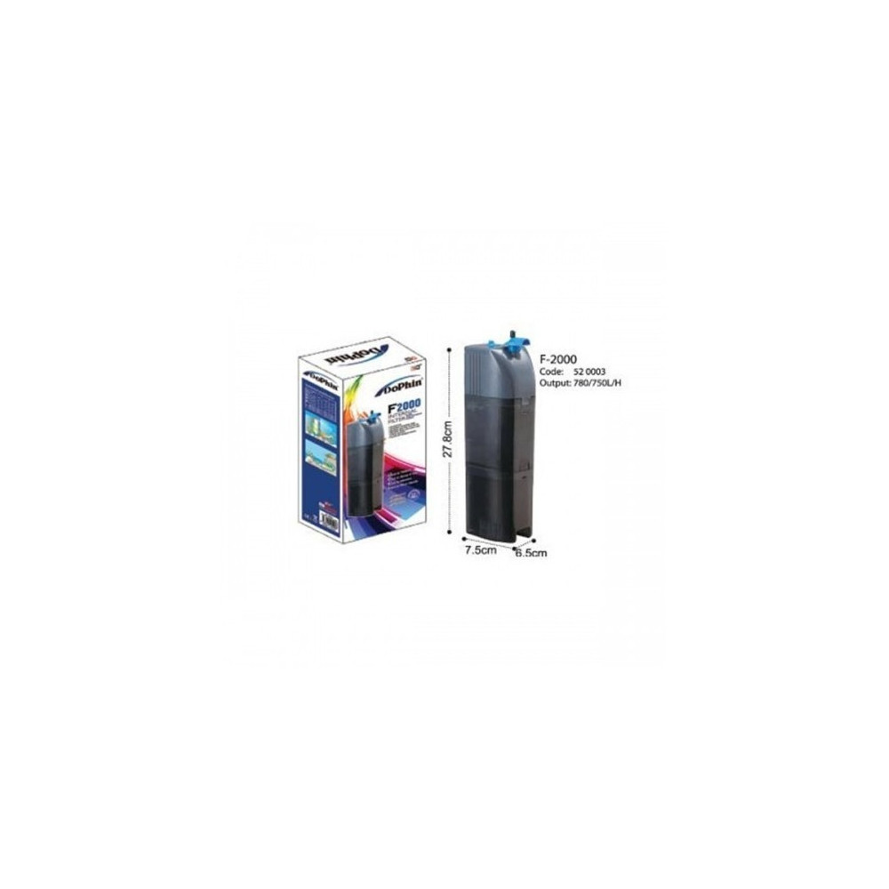 Kw Zone Dophin Internal Filter, Max Output - 850L/H, Model - FDF2000