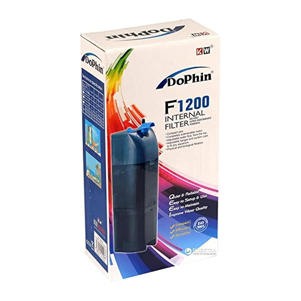 Kw Zone Dophin Internal Filter, Model - FDF1200, Max Output - 710L/H