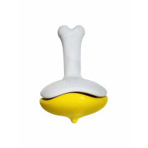 Kw Zone Mango Intelligent Training Dog Toy, Yellow/White