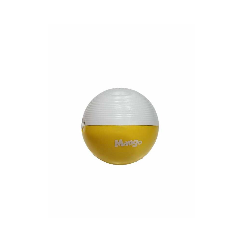 Kw Zone Mango LED Rolling Ball Cat Toy, Yellow/White