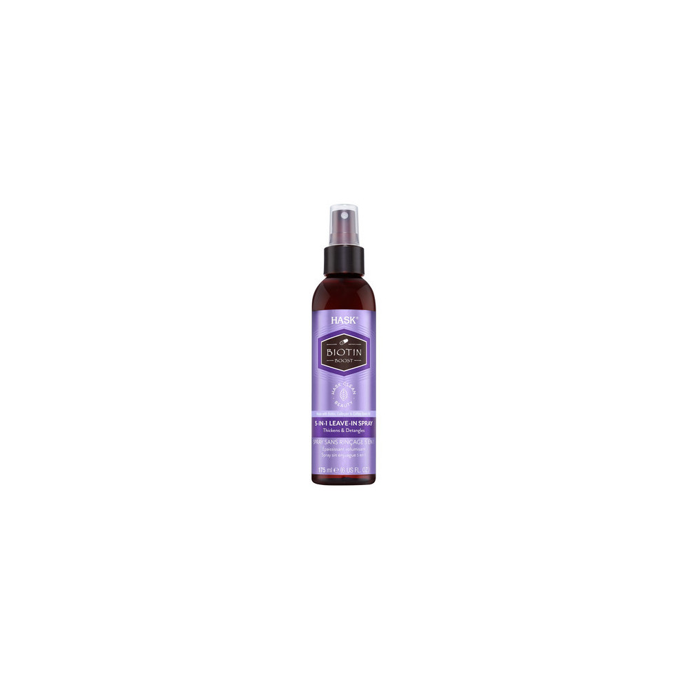 Hask Biotin Boost 5 in 1 Leave In Hair Spray, Thickens And Detangles, 175ml