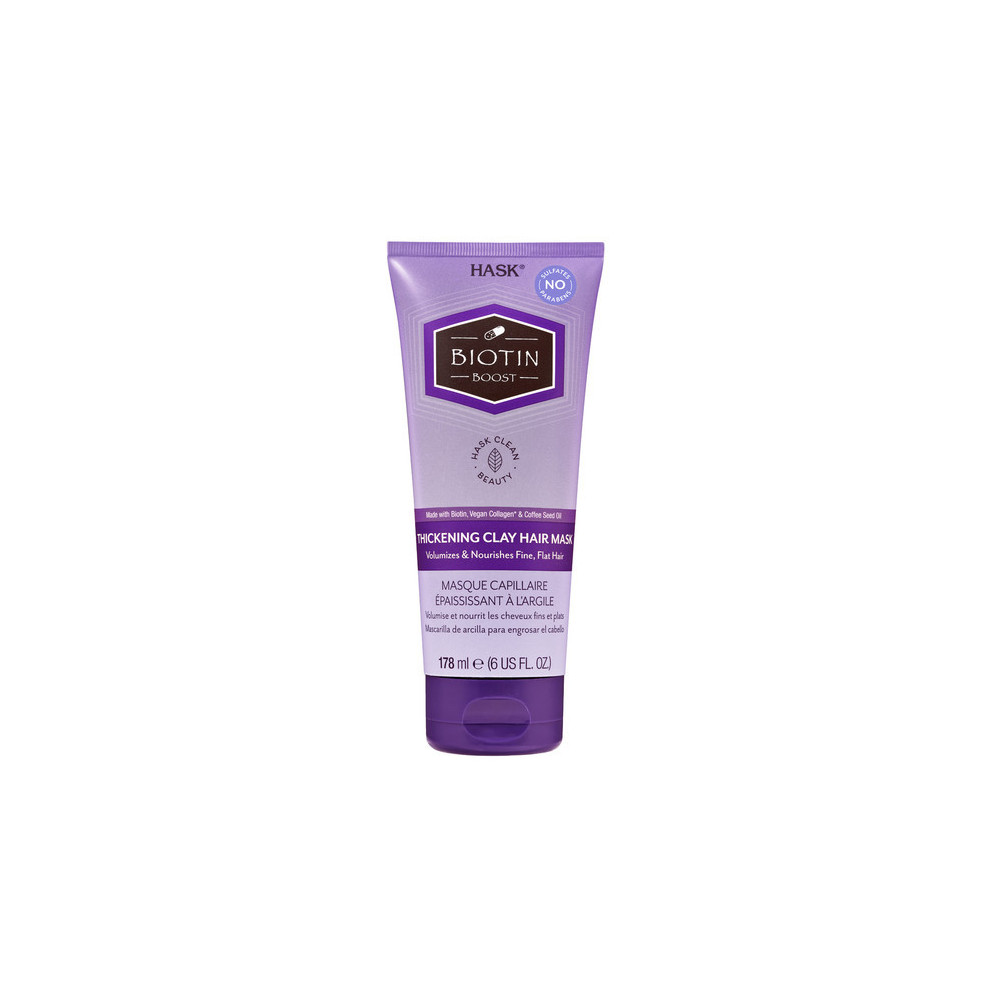 Hask Biotin Boost Thickening Clay Hair Mask 178ml