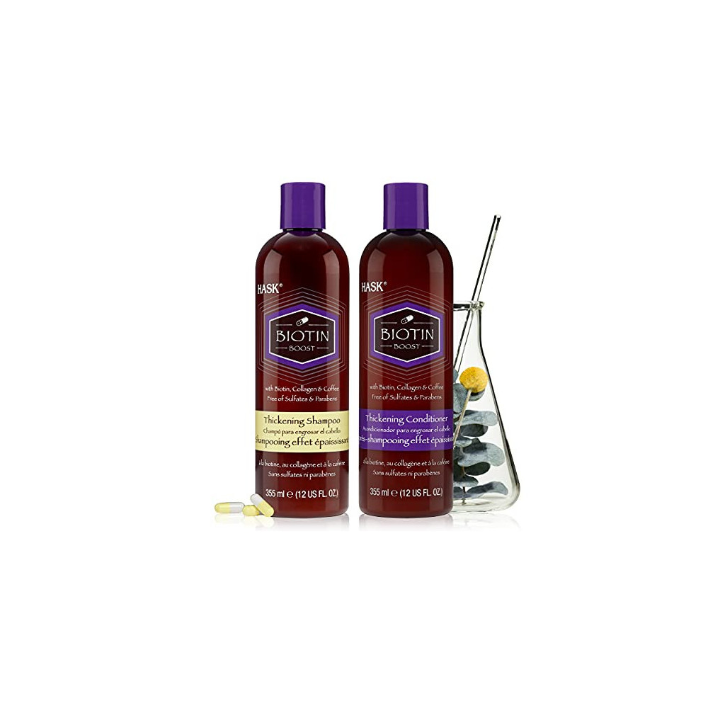 Hask Biotin Boost Thickening Shampoo 355 ml And Conditioner 355 ml Combo