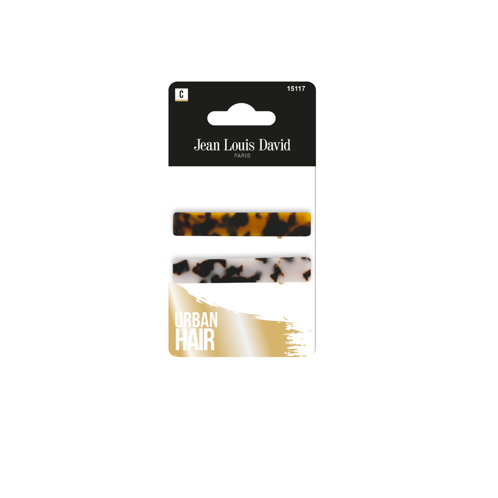 Jean Louis David Fashion Barrettes Hair Clips, 15117