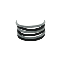 Jean Louis David Fancy Elastics Hair Bands Pack Of 6 Pcs, 15105