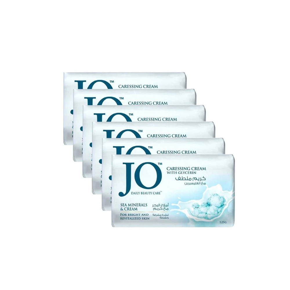 Jo Soap Value Pack 125g x 6 With Sea Mineral And Cream