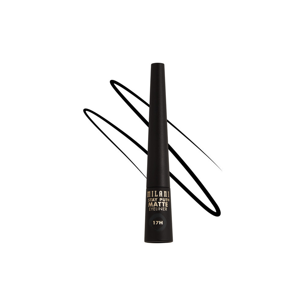 Milani Stay Put Matte Liquid Eyeliner, 110 Black Matte