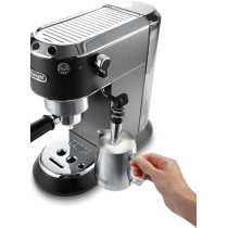 De'Longhi Dedica Pump Espresso Manual Coffee Machine, Cappuccino, Latte Macchiato With Milk Frother, Thermo Block Heating System For Accurate Temperature, Easy To Clean, Ec685.Bk (Black), 1 Year Warranty