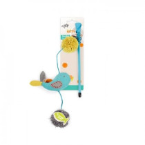 All For Paws Kitty Wand Bird Turquoise, Blue