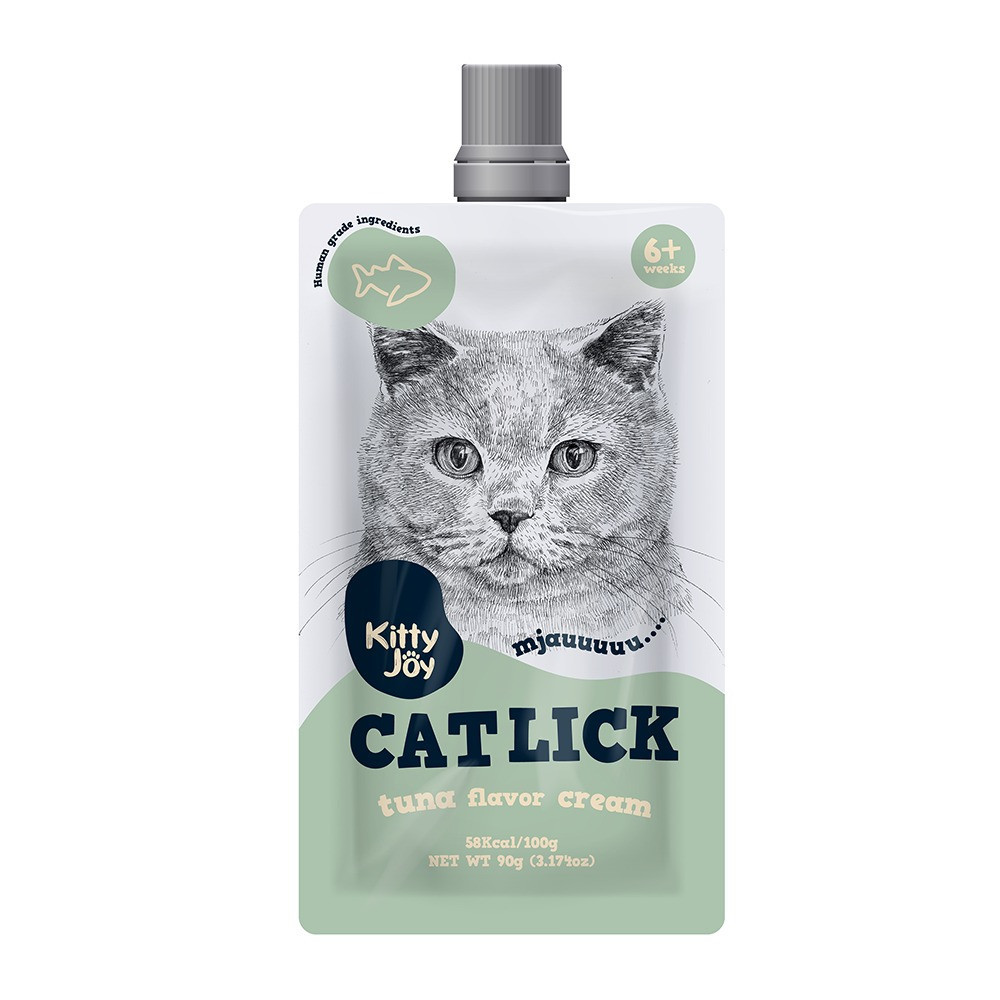 Kitty Joy Cat Lick Tuna Flavor Cream Cat Treats, 90 g