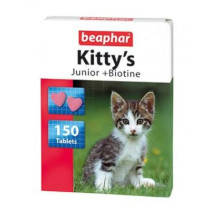 Beaphar Kitty's Junior Plus Biotine For Kittens, 150 Pieces