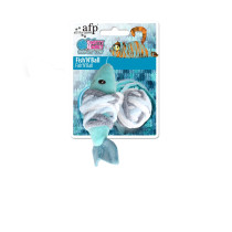 All For Paws Knotty Habit Fish And Ball Cat Toy, Blue