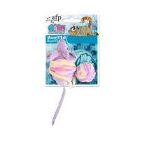 All For Paws Knotty Habit Mouse And Ball Cat Toy, Purple