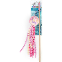 All For Paws Knotty Habit Woolly Cat Toy, Pink