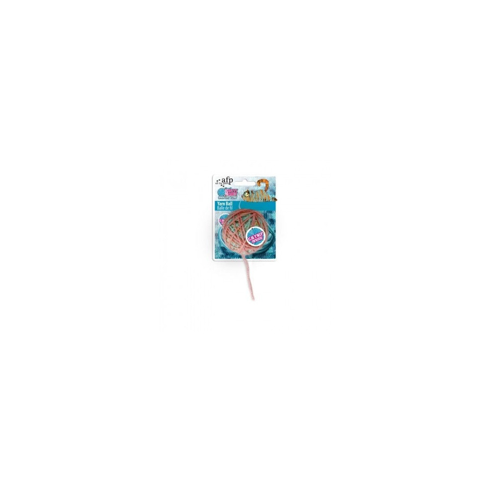 All For Paws Knotty Habit Yarn Ball Toy For Cats