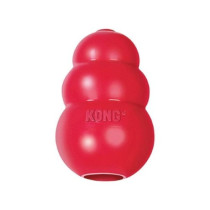 Kong Classic Durable Natural Rubber Dog Toy, Red, Large