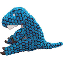 Kong Dynos T-Rex Dog Toy, Blue, Large
