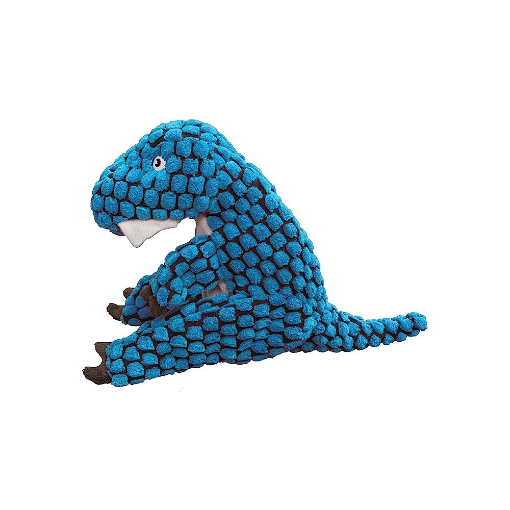Kong Dynos T-Rex Dog Toy, Blue, Large
