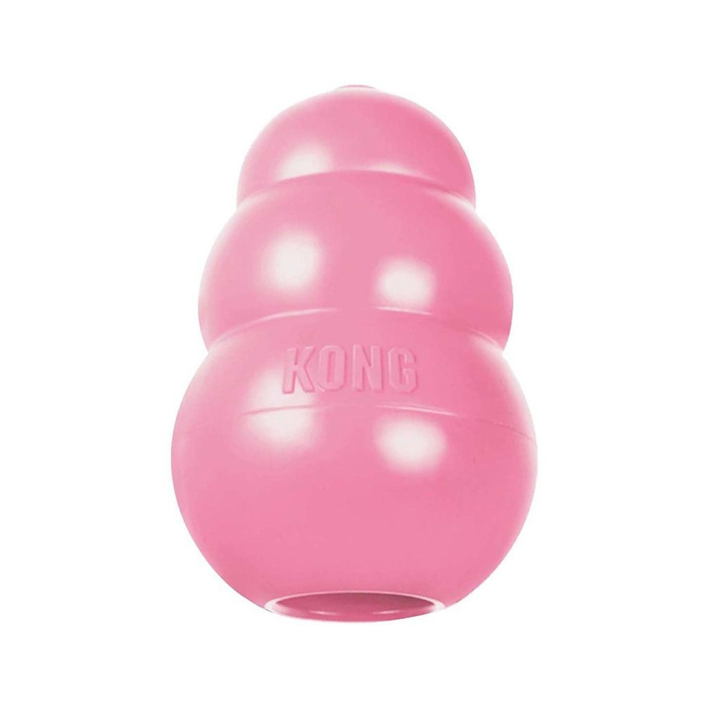 Kong Puppy Toy Natural Teething Rubber Fun To Chew, Medium