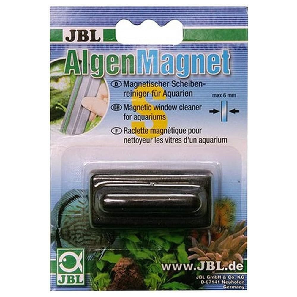 Jbl Algae Magnet S, Magnetic Glass Cleaner For Aquarium Panes, Black