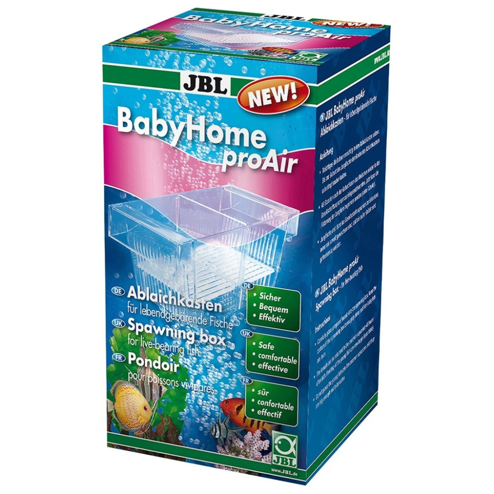 Jbl Babyhome Proair Livebearer Fishes Spawning Breeding Box With Airstone Provision