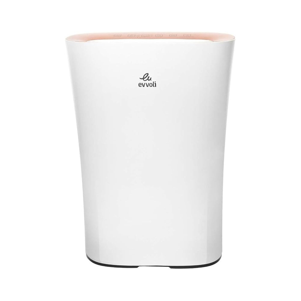 Evvoli Air Purifier 5-Layer Filters With True Hepa Control Light Sensor Night Mode Air Quality Indicator EVAP-24W, White