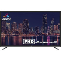 Evvoli 43-Inch Full HD LED TV With Built In Receiver, 43EV100D, Black