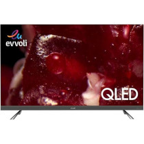 Evvoli 50-Inch 4k QLED Android Smart Tv With Bulit in Evvo Sound Bar, 50EV350QA, Black
