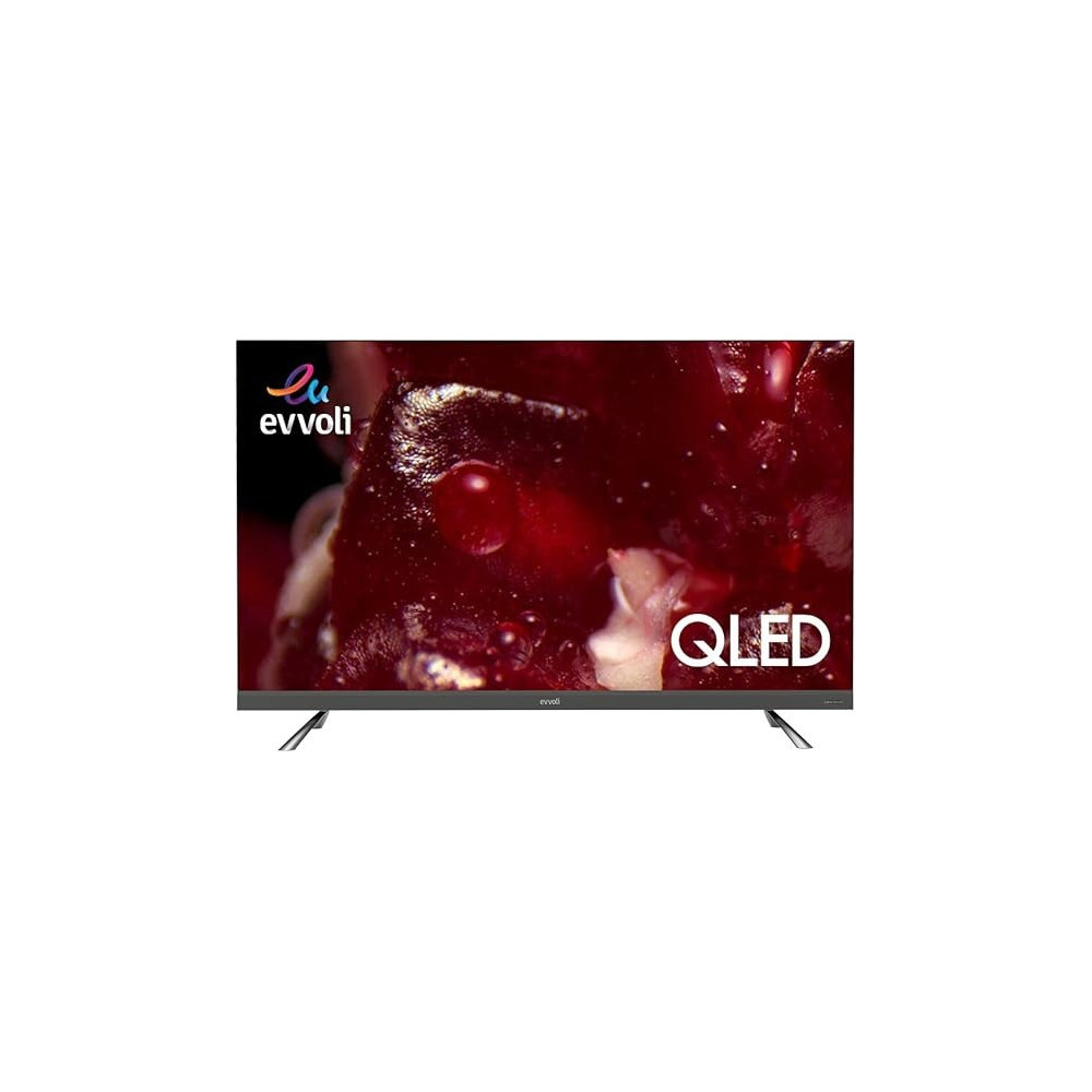 Evvoli 50-Inch 4k QLED Android Smart Tv With Bulit in Evvo Sound Bar, 50EV350QA, Black