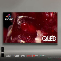 Evvoli 50-Inch 4k QLED Android Smart Tv With Bulit in Evvo Sound Bar, 50EV350QA, Black
