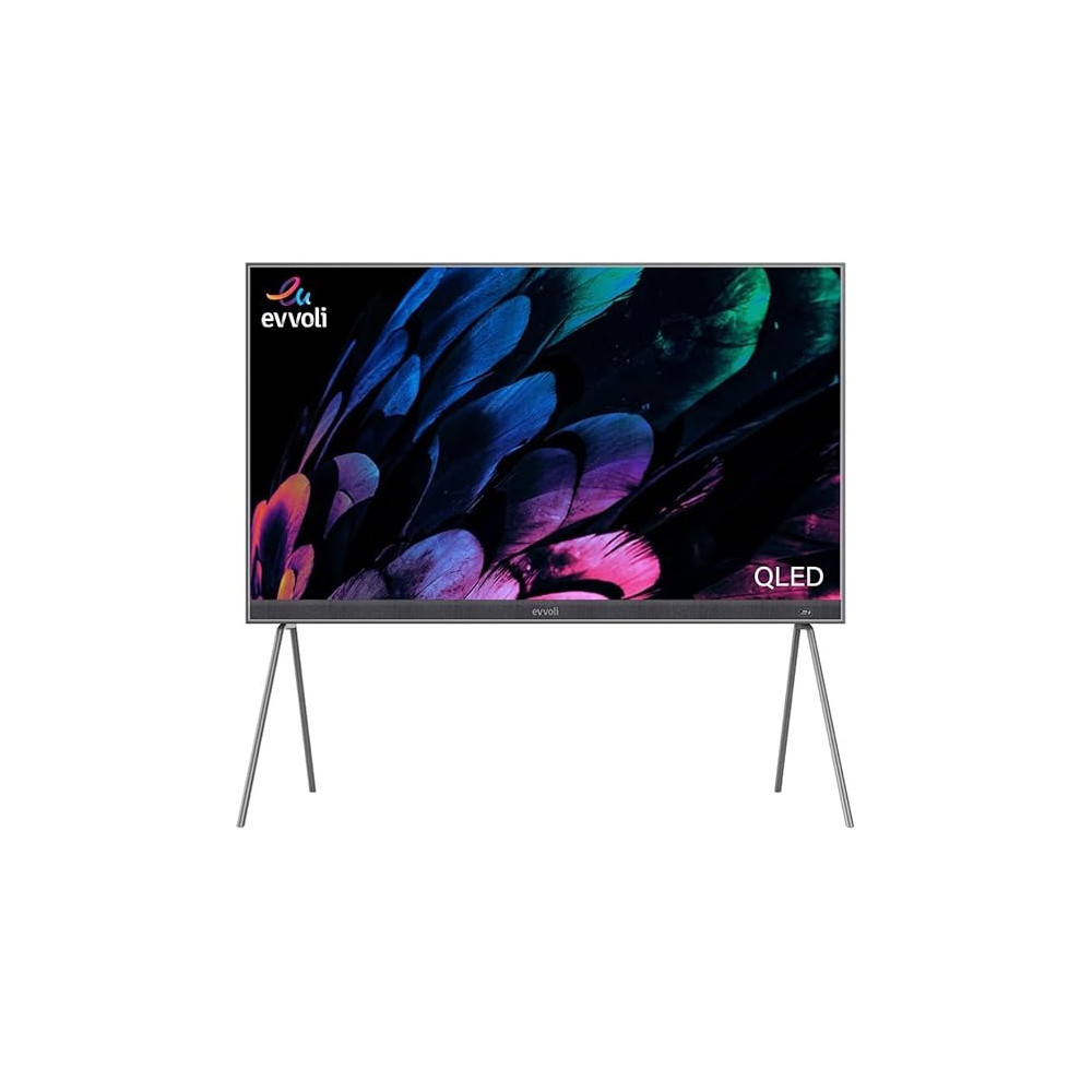 Evvoli 86-Inch 4K QLED Android Smart Tv With Bulit in Evvo Sound bar, 86EV600QA, Grey