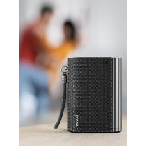 Evvoli Bluetooth Wireless Water Resistant 4 Hours 5W Portable Speaker, EVAUD-MB5BB, Black
