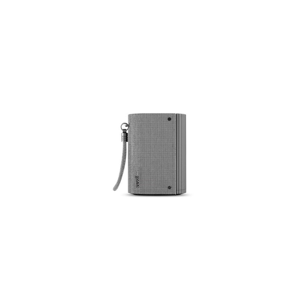 Evvoli Bluetooth Wireless Water Resistant 4 Hours 5W Portable Speaker, EVAUD-MB5BG, Grey
