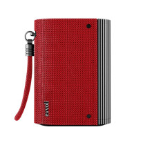Evvoli Bluetooth Wireless Water Resistant 4 Hours 5W Portable Speaker, EVAUD-MB5BR, Red