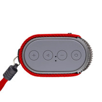 Evvoli Bluetooth Wireless Water Resistant 4 Hours 5W Portable Speaker, EVAUD-MB5BR, Red