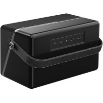 Evvoli Portable Wireless Retro Bluetooth Speaker With 50W Heavy Bass Speaker for Home, Outdoor, Office and Party, EVAUD-RB51B, Black