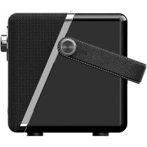 Evvoli Portable Wireless Retro Bluetooth Speaker With 50W Heavy Bass Speaker for Home, Outdoor, Office and Party, EVAUD-RB51B, Black