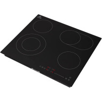 Evvoli Ceramic Hob with Touch Pannel Controls, 4 cooking zones, 60cm, Black, EVBI-CH604B