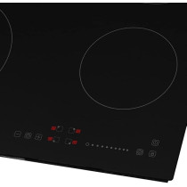 Evvoli Ceramic Hob with Touch Pannel Controls, 4 cooking zones, 60cm, Black, EVBI-CH604B