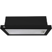 Evvoli Under Cabinet Built-in Cooker Hood With 2 Speed Exhaust Fan Slim Kitchen Over Stove Vent, Reusable Filter, LED Lights, EVBI-H60B, Black