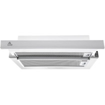 Evvoli Under Cabinet Built-in Cooker Hood With 2 Speed Exhaust Fan Slim Kitchen Over Stove Vent, Reusable Filter, LED Lights, EVBI-H60S, Silver