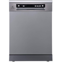 Evvoli Free Standing Dishwasher 7 programs 14 Place Setting, 3 Rack Levels, High Energy Efficiency, Quiet, Silver, EVDW-143MS